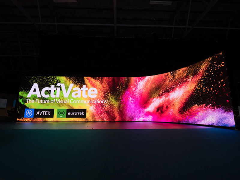 Indoor P3.91 Curved LED display -120Sqm